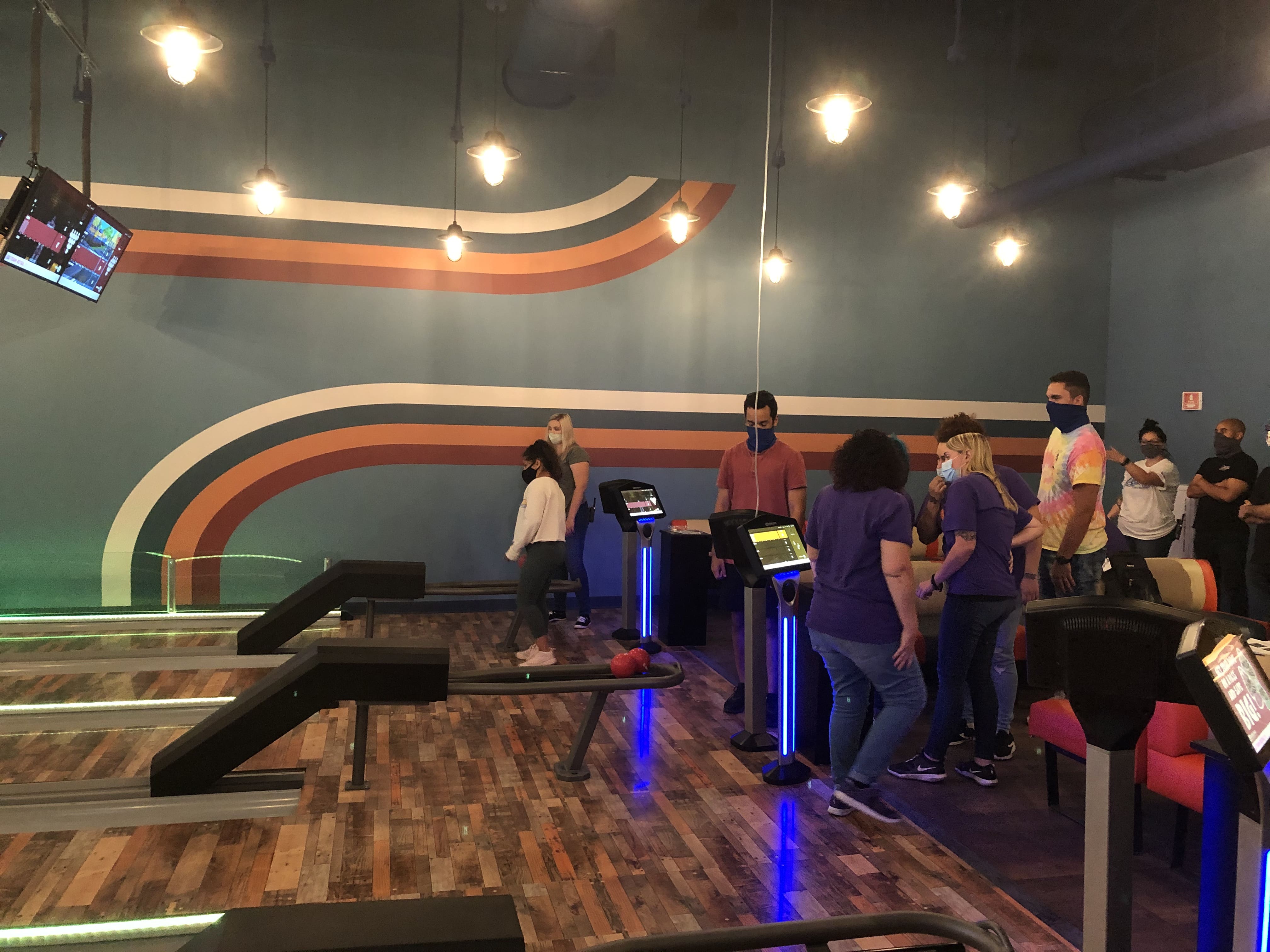 mini bowling at Great Wolf Lodge by US Bowling