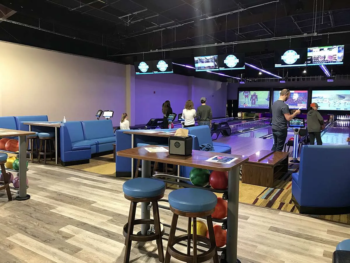 bowling at crossroads social by US Bowling Corp